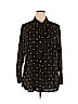Old Navy 100% Polyester Black Long Sleeve Button-Down Shirt Size XL - photo 1