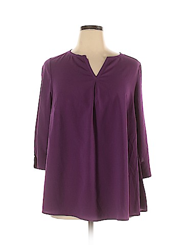 Lane Bryant Outlet 3/4 Sleeve Blouse (view 1)