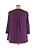 Lane Bryant Outlet 100% Polyester Purple 3/4 Sleeve Blouse Size 16 Plus (2) - photo 2