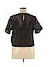 POPSUGAR 100% Cotton Black Short Sleeve Top Size XL - photo 2