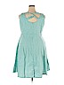 Cherry Velvet 100% Cotton Blue Casual Dress Size 2X - photo 2