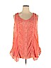 Johnny Was 100% Rayon Pink Sleeveless Blouse Size 2X - photo 1