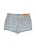 Levi's 100% Cotton Blue Denim Shorts Size 29 waist - photo 2