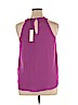 Shinestar 100% Polyester Purple Sleeveless Blouse Size XL - photo 2