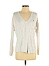 Polo by Ralph Lauren 100% Cotton White Pullover Sweater Size S (petite) - photo 1