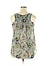 Collective Concepts 100% Polyester Teal Sleeveless Blouse Size XL - photo 2