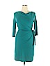 Ann Taylor Teal Casual Dress Size L (petite) - photo 1
