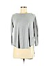 Poof! Gray Long Sleeve Top Size M - photo 1