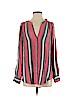 Daytrip 100% Rayon Red Long Sleeve Blouse Size XS - photo 1