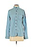 SO 100% Lyocell Blue Long Sleeve Button-Down Shirt Size S - photo 1