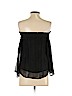 American Eagle Outfitters 100% Polyester Black 3/4 Sleeve Blouse Size XXS - photo 2