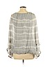 Belle France Gray Long Sleeve Blouse Size M - photo 2