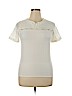 Finejo Ivory Short Sleeve Blouse Size XL - photo 1