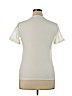 Finejo Ivory Short Sleeve Blouse Size XL - photo 2