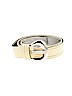 Unbranded 100% Leather Solid Ivory Leather Belt Size XL - photo 1