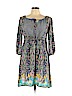 Tolani 100% Silk Blue Cocktail Dress Size M - photo 1