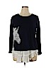 Crown & Ivy Blue Sweatshirt Size 0X - photo 1