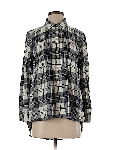 American Eagle Outfitters Long Sleeve Button-Down Shirt (view 1)