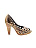 Two Lips Gold Heels Size 6 - photo 1