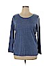 Cyrus Blue Long Sleeve Top Size 1X - photo 1