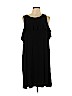 LC Lauren Conrad 100% Rayon Black Casual Dress Size XL - photo 1