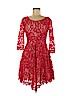 Free People 100% Nylon Red Cocktail Dress Size 6 - photo 1