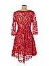 Free People 100% Nylon Red Cocktail Dress Size 6 - photo 2