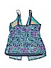 Free Country Green Swimsuit Top Size 1X - photo 2
