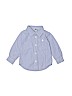 Gap Outlet 100% Cotton Checkered-gingham Blue Long Sleeve Button-Down Shirt Size 3 - photo 1
