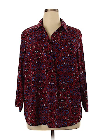 Catherines Long Sleeve Blouse (view 1)