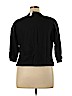 Coldwater Creek 100% Polyester Black 3/4 Sleeve Top Size 14 - photo 2
