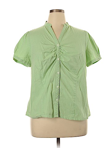 St. John's Bay Short Sleeve Button-Down Shirt (view 1)