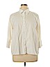 Kim Rogers 100% Cotton White Long Sleeve Button-Down Shirt Size 1X - photo 1