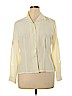 Susan Bristol 100% Polyester Ivory Long Sleeve Blouse Size 14 - photo 1