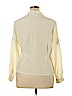 Susan Bristol 100% Polyester Ivory Long Sleeve Blouse Size 14 - photo 2