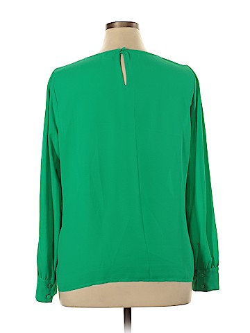J. Crew Factory Store Long Sleeve Blouse (view 2)