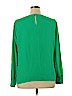 J. Crew Factory Store 100% Polyester Green Long Sleeve Blouse Size XL - photo 2