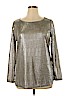Kim & Cami Gold Long Sleeve Top Size XL - photo 1