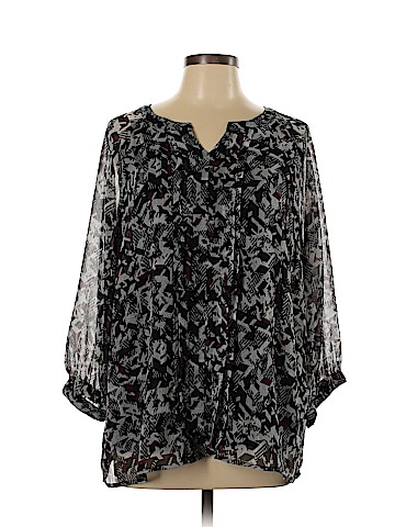 Cj Banks 3/4 Sleeve Blouse (view 1)