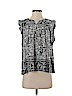 Ann Taylor LOFT 100% Polyester Black Short Sleeve Blouse Size XS (petite) - photo 1