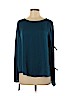 Mossimo 100% Polyester Teal Long Sleeve Blouse Size M - photo 1