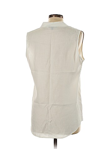 Ellen Tracy Sleeveless Button-Down Shirt (view 2)