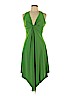 Laundry by Shelli Segal 100% Polyester Green Casual Dress Size 6 - photo 1