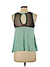 Charlotte Russe 100% Rayon Green Sleeveless Top Size M - photo 2