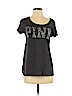Victoria's Secret Pink Gray Short Sleeve T-Shirt Size S - photo 1