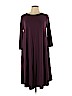 Zenana Outfitters Purple Casual Dress Size L - photo 1