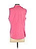 Talbots 100% Cotton Pink Sleeveless Button-Down Shirt Size 3 - photo 2