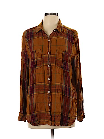 Mossimo Supply Co. Long Sleeve Button-Down Shirt (view 1)