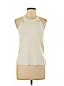 Ramy Brook Ivory Sleeveless Top Size L - photo 1
