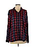 Lucky Brand Red Long Sleeve Button-Down Shirt Size L - photo 1